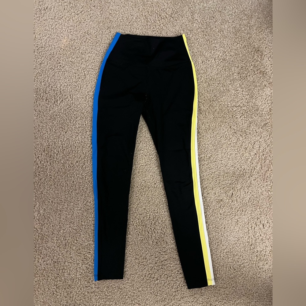 Carbon38 Striped Leggings